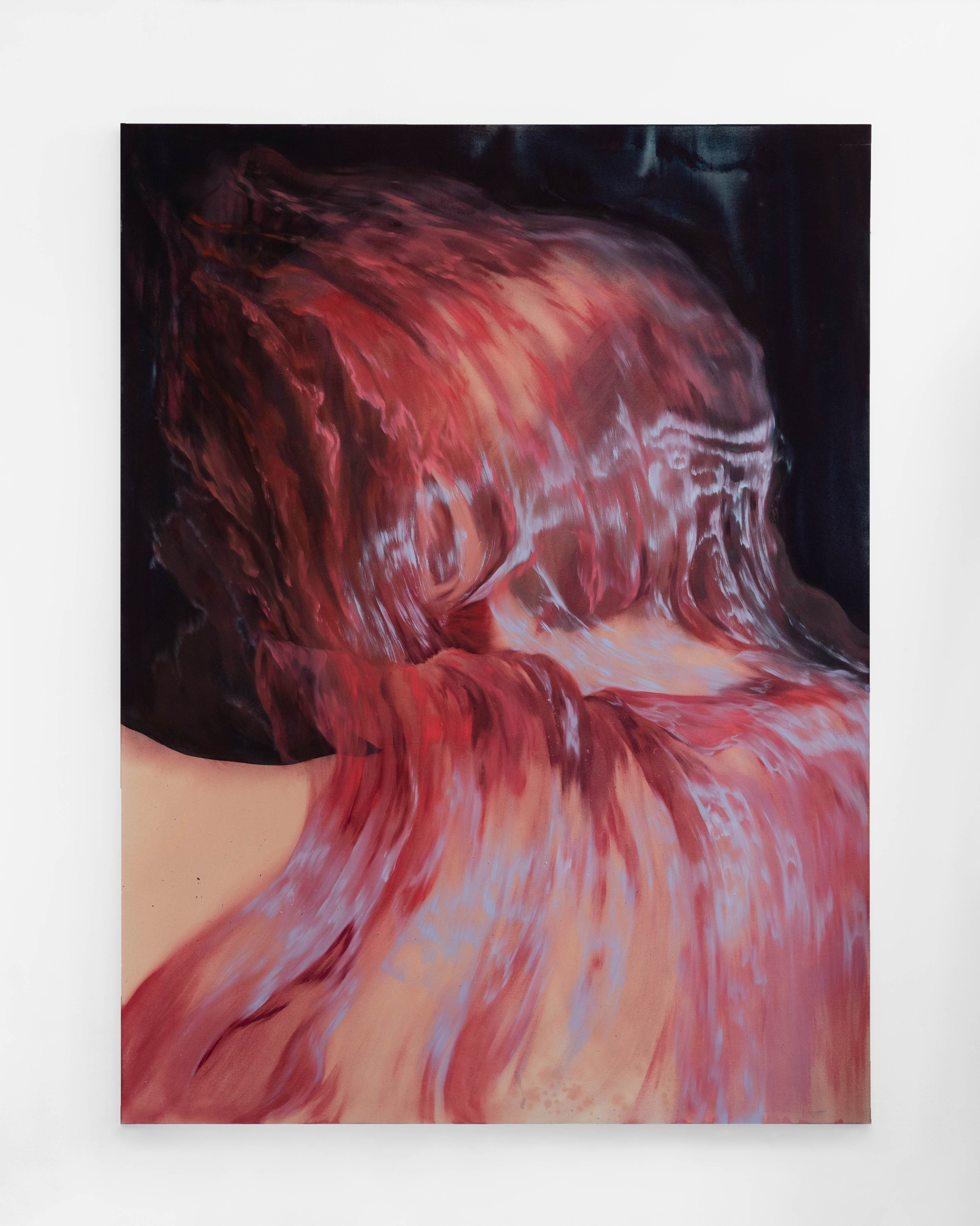 Pleated soul 折叠的灵 2023 150x200cm pigment,oil on canvas_ - 副本