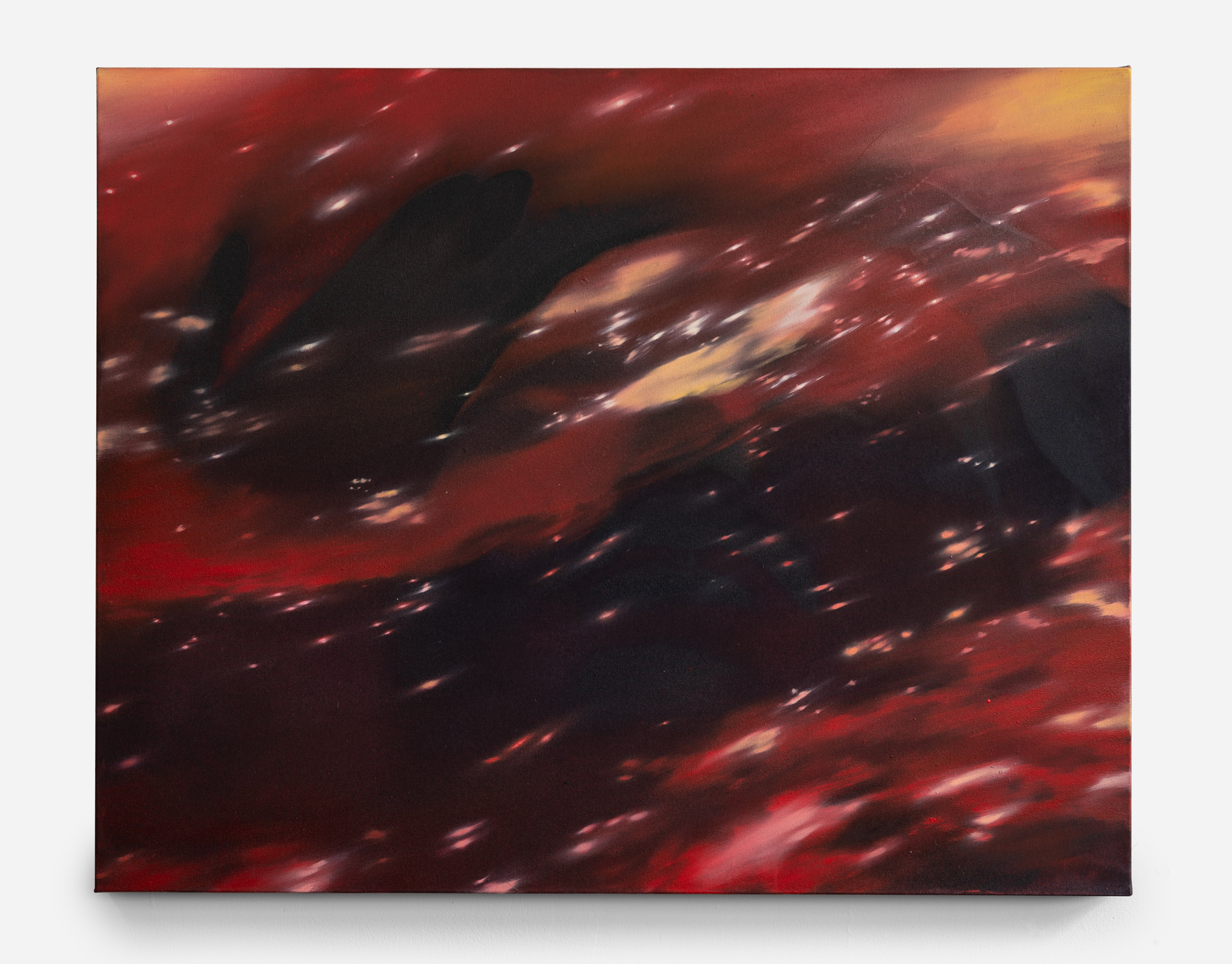 Black ember 黑色的余烬100l x80h cm 2023 pigment,oil on canvas - 副本